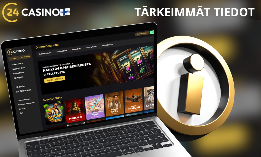 Yleiskatsaus tietoa online-kasino 24casino